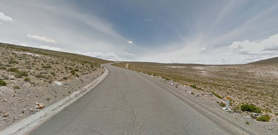 Carretera de Chivay a Arequipa Carretera de Chivay a Arequipa